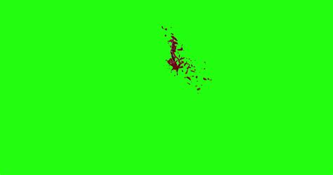 4k Blood Burst Motion Blur Green Screen 125 Stock Footage Sbv