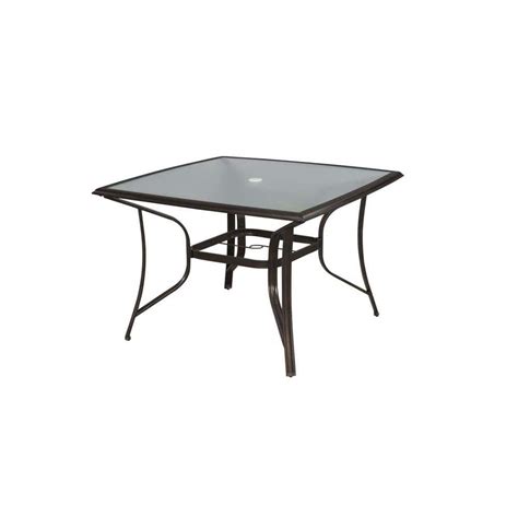 Hampton Bay Altamira 44 In Square Patio Dining Table Dy9976 T The