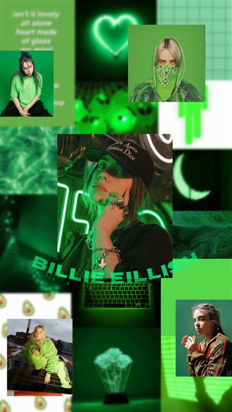 Billie Eilish Aesthetics Green Wallpapers Wallpaper Cave