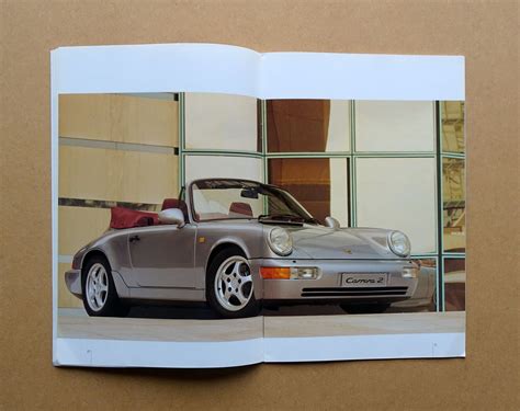 Porsche 911 Car Brochure Dated 1992 Technical Data And Etsy Uk