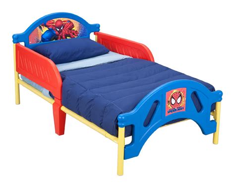 It might include a bath, a bedtime story (or three), brushing their teeth, dimming the lights, tucking them in, and some extra kisses. Delta Children Spiderman Toddler Bed