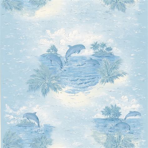 Shop Brewster Wallcovering Kitchen And Bath Resource Iii 56 Sq Ft Blue