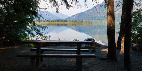 One Of Many Lakeside Campsites Glacier View Campground Lake