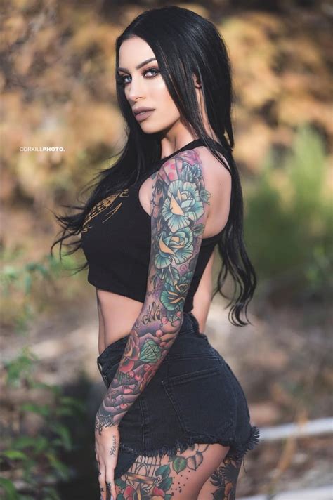 Pin By Allen Baughman On Girls With Tatts Hot Tattoo