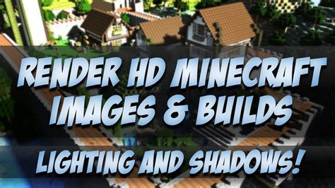 Render 3d Minecraft Images World And Build Maps Chunky Tutorial Hd