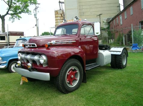 1952 Ford F8 Ford Pickup Trucks 1952 Ford Truck Tractor Trailer Truck