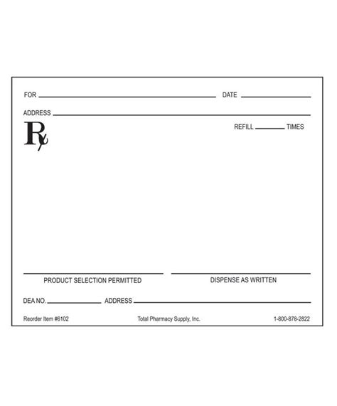 Check out our prescription label selection for the very best in unique or custom, handmade pieces from our labels shops. Image result for blank prescription form | Label templates, Prescription pad, Printable label ...