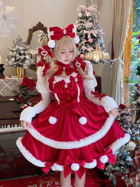 Velvet Christmas Lolita Dress Kc Legwear