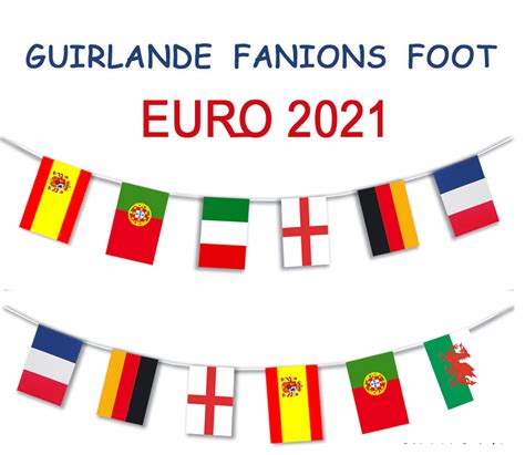 Uefa women's euro 2022, a women's association football tournament originally scheduled for 2021 and now scheduled to take place in 2022. guirlande des pays de l'euro de foot 2021