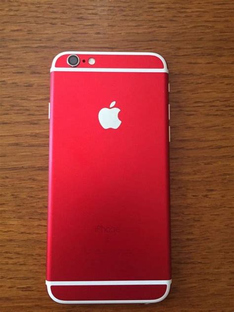 Apple Iphone 6s Custom Red Boja 16gb Novo