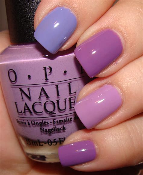 Light Purple Nail Polish Comparisons Featuring Opi China Glaze And Orly