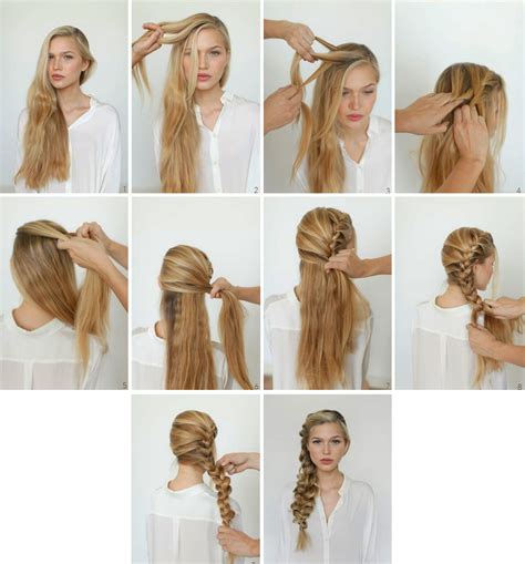 Braiding your hair takes only about two minutes of your time—and the only styling tools you need are a brush and a hair band. Easy Step By Step Tutorials On How To Do Braided Hairstyle (10 Hairstyles) | Gymbuddy Now