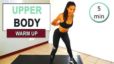 5 minute warm up workout upper body routine improve mobility youtube