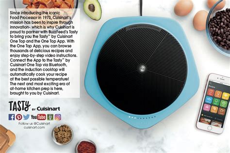 Cuisinart Teams Up With Buzzfeeds Tasty One Top Cooktop