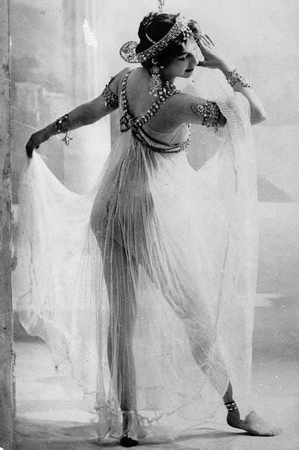 Colors For A Bygone Era Mata Hari In One Of Her Erotic Dance Routines