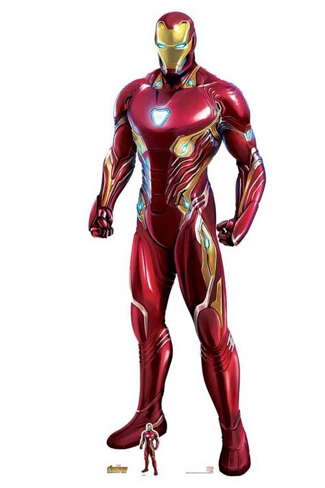 Iron Man Nanotech Suit Avengers Infinity War Lifesize Cardboard Cutout