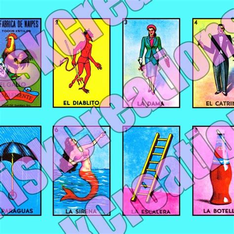 Printable Loteria Cards Etsy