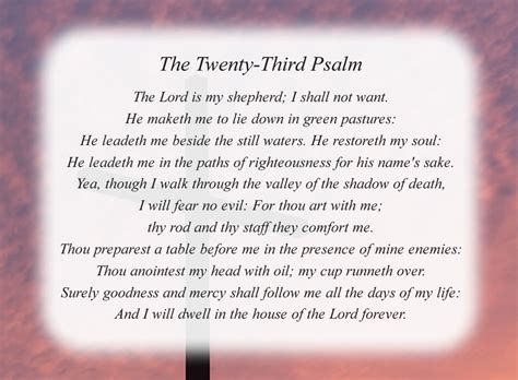 May 5, 2021 by viveka goyal leave a comment. The Twenty-Third Psalm - Free Religious Poems