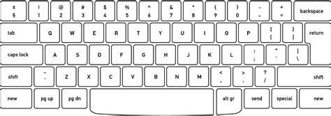 Download Keyboard Png Computer Keyboard Clipart Black And White