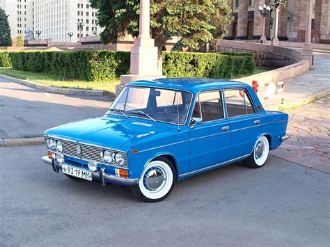 Hd Wallpaper Blue Lada 1300 S Sedan Style Classic Three Vaz 2103