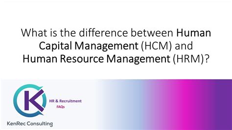 What Is The Difference Between Human Capital Management And Human