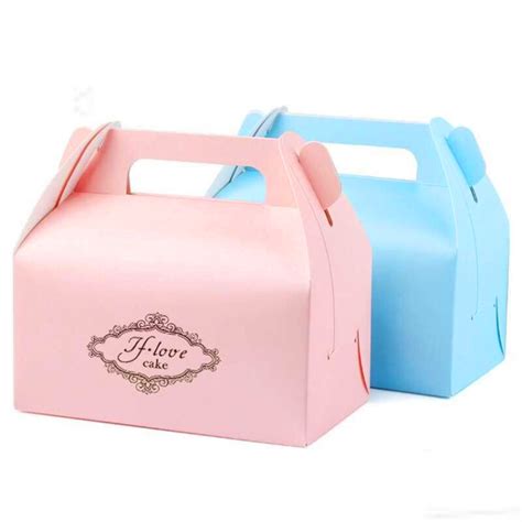 China Factory Produce Custom Printed Cardboard Bakery Cake Box For Cake