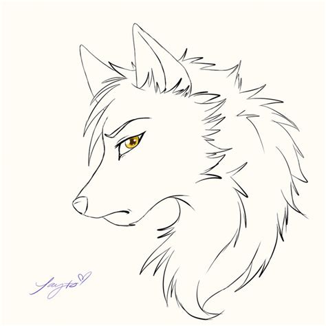 Https://techalive.net/draw/how To Draw A Anime Wolf Easy
