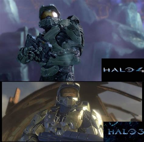 Halo 4 Vs Halo 3 Comparison Of Master Chief Environments And More