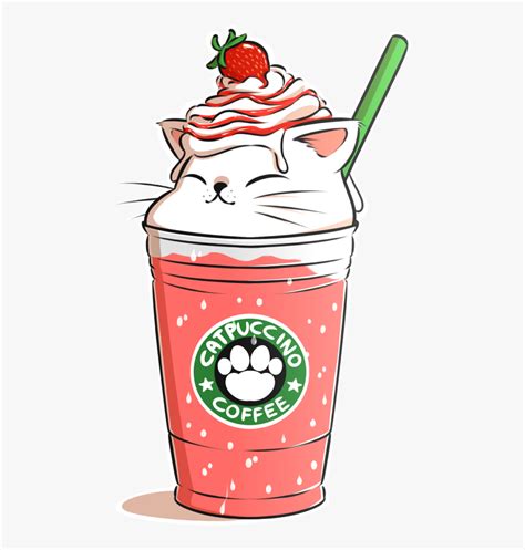 Catpuccino Cute Cat Anime Chibi Kawaii Coffee