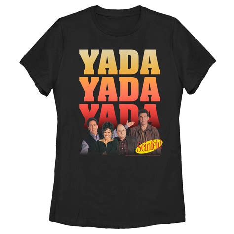 Womens Seinfeld Yada Yada Yada Cast Photo T Shirt Fifth Sun