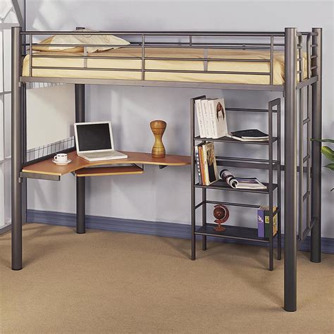 You will find the corner bunk beds in a large variety of appealing designs and styles. Black Loft Bed with Desk - Style Meets Function - HomesFeed