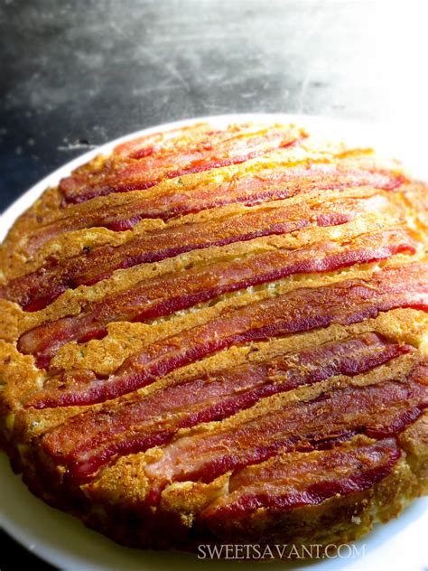 It can be reheated and eaten the next day, but it loses a little something. bacon upside down jalapeno cornbread recipe - Sweet Savant