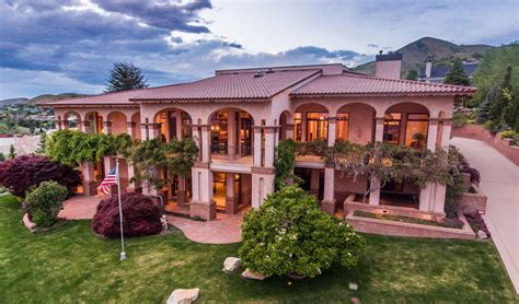 Extraordinary Utah Home Italian Style Villa In Salt Lake City