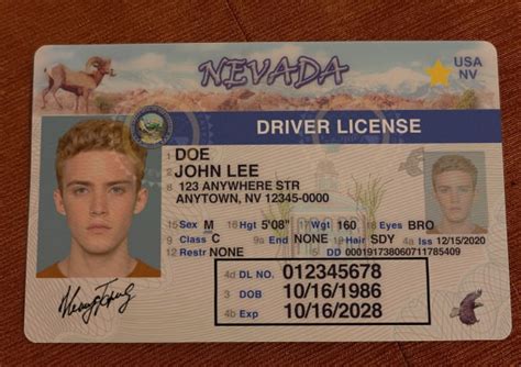 Nevada Fake Driver License Nevada Fake Id Apachedocuments