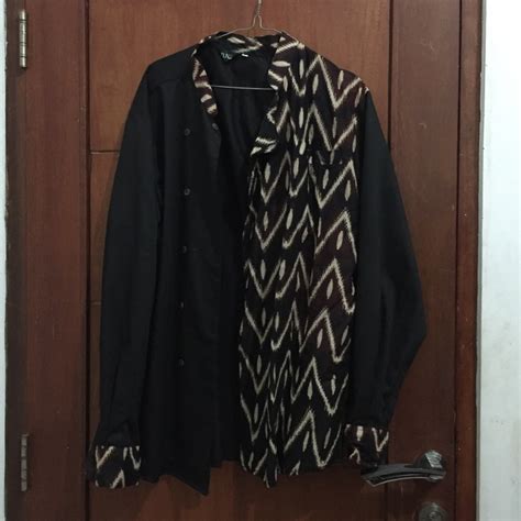 Baju Adat Badui Pria Kokoh Baduy Hitam Size Xl Suku Batik Kemeja Sunda