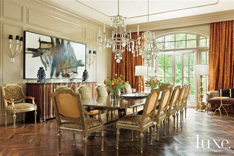 Traditional Neutral Formal Dining Room Luxe Interiors Design