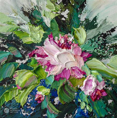 Bloom Viiii 12x12 Melissa Mckinnon Art