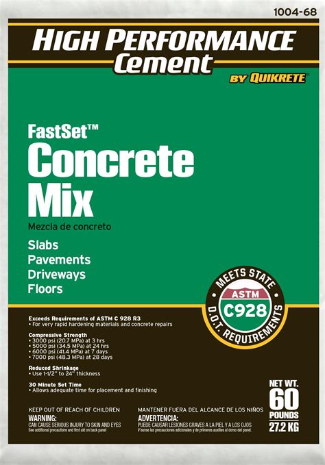 High Performance Cement By Quikrete Concrete Cement And Stucco Mix At