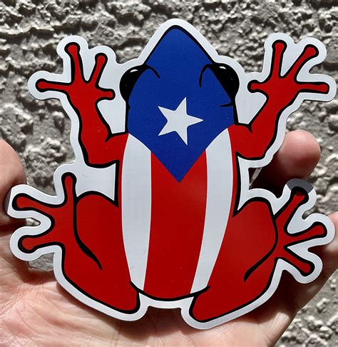 Buy Wickedgoodz Puerto Rican Flag Frog Refrigerator Magnet Tree Frog