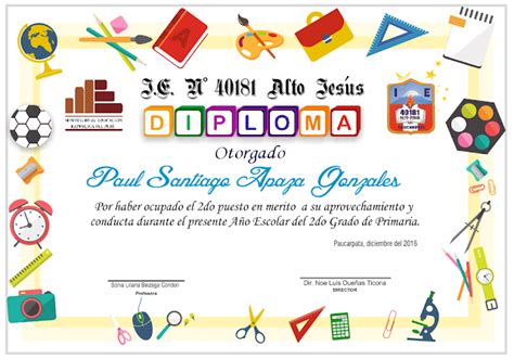 Hermosos Certificados Y Diplomas Para Editar E Imprimir Recursos