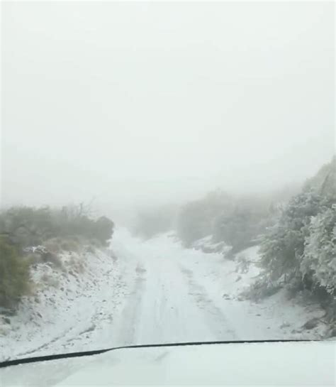 Not Your Typical Maui Weather First Time Snow Falls In A Hawaii State