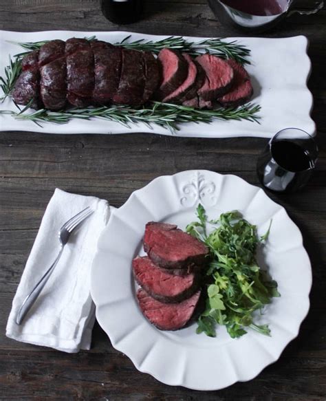 Recipe courtesy of ina garten. Slow-Roasted Beef Tenderloin with Rosemary | Domesticate Me