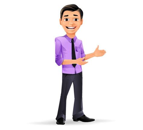 Young Businessman Vector Character Vector For Free Download Freeimages
