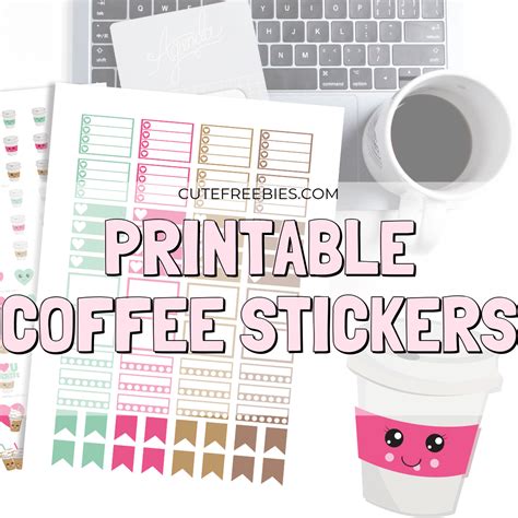 Cute Printable Coffee Planner Stickers The Petite Planner Coffee