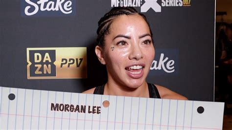 Morgan Lee On Fight Preparation If I M Looking This Good In Months