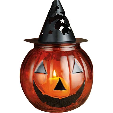 Home Essentials And Beyond Halloween Glass Votive Candle