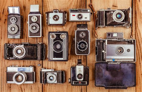 Collection Of Vintage And Antique Cameras By Stocksy Contributor Skc