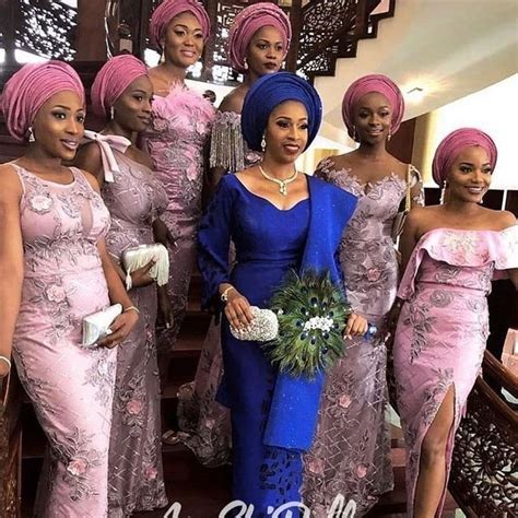 Aso Ebi Wedding And Fashion Trends 2019 African Lace Dresses Traditional Wedding Attire