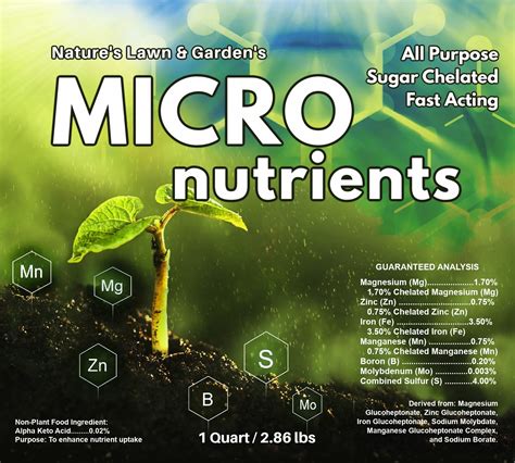 Micronutrients Plant Health Booster Natures Lawn And Garden
