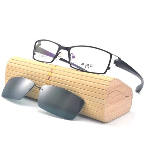 Mincl Myopic Glasses New Retro Men And Women Magnetism Optical Polarized Sunglasses Frame Free